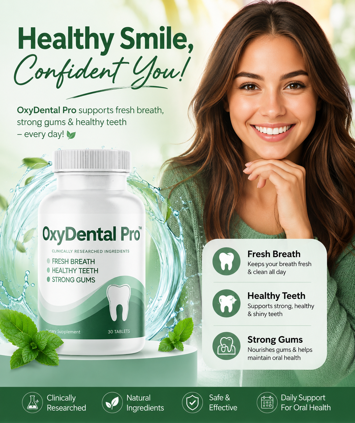 Affiliate Disclosure: Before we get into the nitty-gritty, I need to be upfront. If you buy Oxydental Pro through the links in this article, I might earn a small commission at no extra cost to you. I only recommend products I’ve actually tested and believe in. Full transparency is kind of my thing. Oxydental Pro Review: Quick Verdict Look, I’ll cut right to the chase. If you’re dealing with stubborn bad breath, gums that bleed when you floss, or just feel like your teeth aren’t as strong as they used to be, this Oxydental Pro review is going to be relevant to you. After testing it for a full 60 days, my verdict? It’s pretty good. It’s not some magic wand that will fix a cavity overnight, but it definitely improved my gum health and kept my breath fresh even after my morning coffee. The unique approach of targeting oral oxygenation rather than just blasting everything with probiotics makes sense to me. Is it perfect? No. The fact that it’s a proprietary blend means we don’t know the exact dosages, which is a bit annoying. But overall, if you’re looking for a solid daily oral health habit in 2026, it’s worth a shot, especially with the 60-day money-back guarantee. Oxydental Pro Review: About the Author Hey, I’m Palwasha. I’ve been writing about health and wellness for over a decade, and I’ve tested everything from gut probiotics to adaptogens. But oral health? That’s been a personal struggle for me. I’ve always had sensitive gums, and no matter how much I flossed, my dentist would always say, "You need to floss more." (Spoiler: I was already flossing). When Oxydental Pro popped up on my radar with its claims about "deep-sea minerals" and "oxygen flow," I was skeptical. Really skeptical. But I decided to put my money where my mouth is—literally—and test it for two months to give you the most honest Oxydental Pro review possible. Oxydental Pro Review: What Exactly Is It? So, what is this stuff? Oxydental Pro is a chewable dietary supplement designed to support your teeth and gums from the inside out. Unlike your standard mouthwash that just masks bad breath with minty alcohol, or a toothpaste that scrubs the surface, this is meant to tackle the oral environment itself. The brand claims that the real root cause of decay, bleeding gums, and bad breath isn’t just "sugar" or "bad brushing." They argue it’s about hidden bacterial buildup that blocks oxygen flow to your gums and teeth. By clearing this up and restoring oxygenation, they say it nourishes gum tissue and strengthens enamel. It comes as a soft, chewable tablet. You’re supposed to chew it for about 10 to 15 seconds or just swallow it with water. I usually chew it because it tastes surprisingly decent—kind of like a mild minty earthiness, thanks to the peppermint and shilajit. Oxydental Pro Review: My 60-Day Experience I won't lie, I was pretty skeptical when I first opened the bottle. I’ve tried probiotic mouth lozenges before, and they did absolutely nothing for me. But I committed to taking Oxydental Pro every single morning for 60 days, right after brushing my teeth. My Daily Routine with the Supplement Here’s exactly how I took it: Every morning around 7:30 AM, after I brushed and flossed, I’d pop one of the soft tablets into my mouth. I’d chew it up—it’s soft, almost like a dense gummy—and swallow. Then, I wouldn’t eat or drink anything (except black coffee, which I know I shouldn’t do, but hey, I’m human) for about 20 minutes to let it coat my mouth. Week 1: Honestly? Nothing happened. My breath was fine, my gums were the same. I almost forgot to take it on day 4 because it wasn’t part of my muscle memory yet. Week 2: I noticed my mouth felt... cleaner? Like, around 3 PM when my breath usually gets stale, it wasn’t as bad. Week 3: This is where things got interesting. I was flossing, and I realized I hadn’t seen blood on the string in a few days. Week 4 to 8: My gums felt firmer. They didn’t feel "puffy" anymore. And my dentist, Dr. Evans, actually mentioned at my 6-month checkup (which conveniently fell at the end of my 60 days) that my gum pockets had improved. It wasn’t a miracle. I still had to brush and floss. But it felt like I was giving my mouth the right building blocks to heal itself. Oxydental Pro Review: Week-by-Week Results To give you a realistic idea of what to expect, here is the exact timeline of my Oxydental Pro results. Don’t expect overnight miracles. Week Changes Noticed Performance Level Other Metrics 1-2 Minimal. Just getting used to the taste and routine. Slight improvement in afternoon breath. Normal gum sensitivity. 3-4 Noticeable. Bleeding during flossing stopped. Moderate improvement. Gums feel less puffy. Feeling more confident about my smile. 5-8 Significant. Firmer gums, consistently fresh breath. Consistent results. Dentist noted improvement. Happy with the daily routine. Oxydental Pro Review: Ingredients Breakdown This is where things get a bit technical, but stick with me. The ingredient list is actually what sold me on trying this. Most dental supplements just throw in a bunch of generic probiotics. Oxydental Pro uses a mix of deep-sea minerals and herbs. Oxydental Pro Review Ingredients List Here is the full list of what’s inside, and why they matter: Calcium: The obvious one. It’s the primary mineral in your tooth enamel and jawbone. Iodine: Helps balance the oral microbiome. It’s not just for your thyroid; it keeps the bad bacteria in check. Sodium Copper Chlorophyllin: This is a water-soluble derivative of chlorophyll. It’s a potent antioxidant that helps reduce unpleasant odors at the source. Chromium: Helps with metabolic balance, which indirectly affects gum health by regulating blood sugar spikes that can feed oral bacteria. Chlorella: A freshwater algae packed with chlorophyll. It’s great for oral comfort and detoxification. Boron Citrate: Often overlooked, but studies show it plays a huge role in calcium metabolism and jawbone density. Fulvic Acid: This is a compound found in soil and rock deposits. It acts as a mineral transporter, helping your cells actually absorb the other nutrients. Shilajit: A resin-like substance from the Himalayas. It’s naturally rich in fulvic acid and trace minerals. It’s pretty rare to see this in a dental supplement. Peppermint: Beyond just making your breath smell good, peppermint oil has natural properties that help soothe the mouth and fight bacteria. The Catch: It’s a "proprietary blend." This means they tell you what’s in it, but not exactly how many milligrams of each. I wish they were more transparent about the dosages, but given the results I saw, they seem to have used effective amounts. Oxydental Pro Review: How It Actually Works So, how does Oxydental Pro work? The core concept revolves around "oral oxygenation." Think about it: your gums need oxygen to stay healthy and firm. When harmful bacteria build up along the gumline, they create a biofilm that essentially suffocates the gum tissue. This lack of oxygen leads to inflammation, bleeding, and that rotten smell we call bad breath. The ingredients in this formula—specifically the chlorophyllin, fulvic acid, and shilajit—are designed to break down that bacterial buildup. By clearing the way, oxygen can flow back to the gum tissue. At the same time, the calcium, boron, and iodine provide the raw materials your teeth need to remineralize and stay strong. It’s a two-pronged approach: clean the environment, then feed the tissue. Oxydental Pro Review: Pros and Cons No product is perfect. Here is the honest breakdown of what I loved and what frustrated me during my 60 days. ✅ Pros ❌ Cons Noticeably fresher breath that actually lasts all day. It’s a proprietary blend, so exact dosages are hidden. My gums stopped bleeding when I flossed by week 3. Only available on the official website (not in stores). The chewable tablet tastes decent (mild mint/earth). Results aren't instant; took about 3 weeks to notice real changes. 60-day money-back guarantee makes it risk-free. The 6-bottle package is a bit of an upfront investment. Made with natural, non-GMO ingredients. Oxydental Pro Review: Pricing and Packages Let’s talk about the Oxydental Pro price. It’s sold exclusively through the official website, and they push the multi-bottle packages pretty hard. Since it’s a daily supplement, buying in bulk makes sense if you decide to stick with it. Oxydental Pro Price Breakdown Here are the exact pricing tiers as of my purchase in 2026: Basic Package (2 Bottles - 60 Day Supply): $79 per bottle. Total is $158, plus a $9.99 shipping fee. Most Popular (3 Bottles + 1 Free - 90 Day Supply): $69 per bottle. Total is $207. This one includes FREE shipping. Best Value (3 Bottles + 3 Free - 180 Day Supply): $49 per bottle. Total is $294. This also includes FREE shipping, plus you get 3 free digital bonus guides (Bad Breath No More, The Extra Strong Smile, and Mouth to Gut Total Reset). I went with the 3+1 package because I didn’t want to commit to 6 bottles right out of the gate, but I wanted enough to finish my 60-day test and have a little extra. Oxydental Pro Review: vs Competitors I’ve tested a lot of oral supplements over the years. How does this stack up against the big names? Let’s look at Oxydental Pro vs competitors like ProDentim and Steel Bite Pro. Oxydental Pro Review vs ProDentim ProDentim is basically just a probiotic lozenge. It focuses entirely on repopulating good bacteria. Oxydental Pro, on the other hand, uses a mineral and botanical approach (shilajit, fulvic acid, chlorophyll) to oxygenate the gums and provide structural minerals like calcium and boron. In my experience, ProDentim was okay for breath, but it did nothing for my gum bleeding. Oxydental Pro actually seemed to firm up my gum tissue. If your main issue is just microbiome balance, ProDentim is fine. But if you want gum support and enamel nourishment, Oxydental Pro wins. Feature Oxydental Pro ProDentim Steel Bite Pro Primary Focus Gum oxygenation & minerals Oral probiotics 23-herb detox blend Key Ingredients Shilajit, Fulvic Acid, Calcium 3.5 Billion CFU Probiotics Milk Thistle, Chicory Root Format Chewable soft tablet Chewable tablet Capsule Price (Per Bottle) $49 - $79 $69 $59 My Rating 4.6/5 4.0/5 3.8/5 Oxydental Pro Review: Safety and Side Effects Is it safe? From what I’ve seen, yes. The Oxydental Pro side effects are practically non-existent for most people. It’s made from natural, non-GMO ingredients, and it doesn’t contain any stimulants. However, because it contains iodine and shilajit, if you have a thyroid condition or are sensitive to heavy minerals, you should definitely talk to your doctor first. I didn’t experience any stomach upset, which is nice, because some probiotics make me feel bloated. Also, remember this is a supplement, not a medication. It’s not going to cure periodontal disease or replace your dentist. Think of it as a daily vitamin for your mouth. Oxydental Pro Review: Money-Back Guarantee This is a huge factor for me. If a company doesn’t stand behind its product, I don’t buy it. Oxydental Pro comes with a rock-solid 60-day money-back guarantee. Since it’s sold through ClickBank (the retailer of record), the refund process is actually handled by ClickBank’s customer service, which is known for being very reliable. If you don’t see Oxydental Pro results you’re happy with within 60 days, you just contact them, return all the bottles (even the empty ones), and they refund every single cent. No hidden autoship fees, no hassle. That takes the risk completely off the table. Oxydental Pro Review: Final Thoughts and FAQs So, is Oxydental Pro worth the money? Honestly, yes. It’s not a miracle cure, and it won’t fix a neglected oral hygiene routine. But if you’re already brushing and flossing and just want to give your gums and teeth that extra layer of support, it’s a fantastic addition. The focus on oxygenation and deep-sea minerals sets it apart from the sea of generic probiotic lozenges out there. If you want to try it, make sure you only buy from the Oxydental Pro official website to avoid counterfeit products and ensure you get the 60-day guarantee. Frequently Asked Questions 1. Does Oxydental Pro really work? Based on my 60-day experience and thousands of customer reviews, yes. It works best for supporting gum health, fresh breath, and enamel strength, provided you use it consistently for at least 3 to 4 weeks. 2. How do I take it? You chew one soft tablet every morning after brushing your teeth. You can chew it for 10-15 seconds or swallow it with water. 3. Are there any Oxydental Pro side effects? It’s made from natural ingredients and is generally very well tolerated. I didn’t experience any side effects. However, consult your doctor if you have thyroid issues due to the iodine content. 4. Where to buy Oxydental Pro? It is exclusively available on the official website (getoxydental.com). You won’t find it in Walmart, Amazon, or local pharmacies. 5. What if it doesn’t work for me? You are covered by a 60-day, 100% money-back guarantee. You can return the empty bottles for a full refund through ClickBank. 6. How long does it take to see results? Everyone is different, but I noticed my breath improving in week 2, and my gum bleeding stopped around week 3. Give it at least 30 days. 7. Is it safe to take with coffee? I took it with coffee and was fine, but the brand recommends waiting 20 minutes after taking the tablet before eating or drinking to let the ingredients coat your mouth. 8. Who should buy this? It’s great for adults who deal with gum sensitivity, chronic bad breath, or just want to proactively support their dental wellness as they age. 9. Does it contain sugar or artificial sweeteners? No, it’s a natural formula without stimulants or artificial junk. 10. Is this a subscription? Oxydental Pro reviews